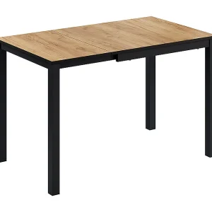 Eettafel eiken/antraciet 120x70x76 granny