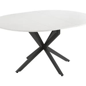 Eettafel wit/zwart 120x120x76.5 loyd Eettafel wit/zwart 120x120x76.5 loyd