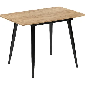 Eettafel zwart/gouden eik 80x70x75 beaver Eettafel zwart/gouden eik 80x70x75 beaver