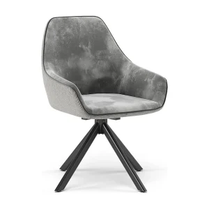 Eetkamerstoel lichtgrijs 60x62x89 eleganza