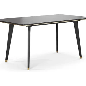 Eettafel zwart 200x90x77 goldamo Eettafel zwart 200x90x77 goldamo