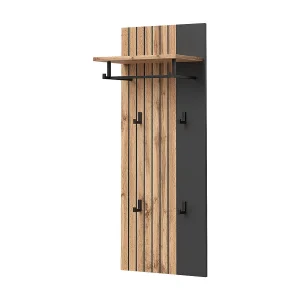 Garderobe eiken wotan 43×26.6×110 amber