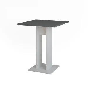 Eettafel wit/antraciet 65x65x78 repose Eettafel wit/antraciet 65x65x78 repose
