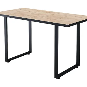 Eettafel zwart/gouden eik 140x70x77 livorno Eettafel zwart/gouden eik 140x70x77 livorno