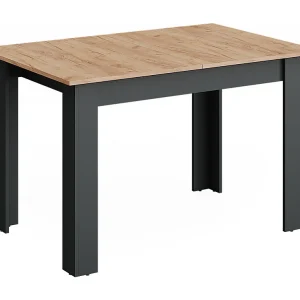 Eettafel antraciet/gouden eik 160x80x76 repose Eettafel antraciet/gouden eik 160x80x76 repose