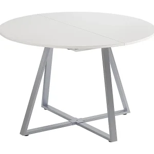 Eettafel wit/grijs 120x120x75.8 loyd Eettafel wit/grijs 120x120x75.8 loyd