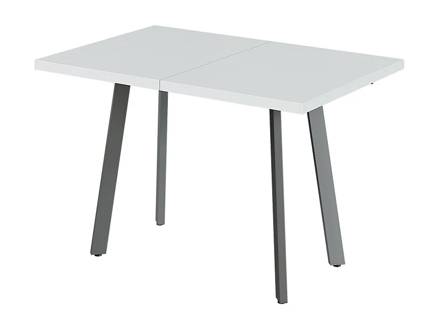Eettafel wit/grijs 160x80x76 tisko