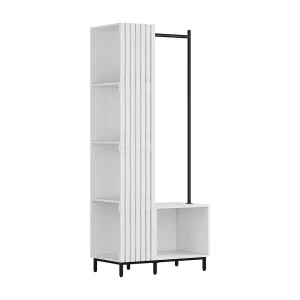 Garderobe wit 80x45x187 zinto Garderobe wit 80x45x187 zinto