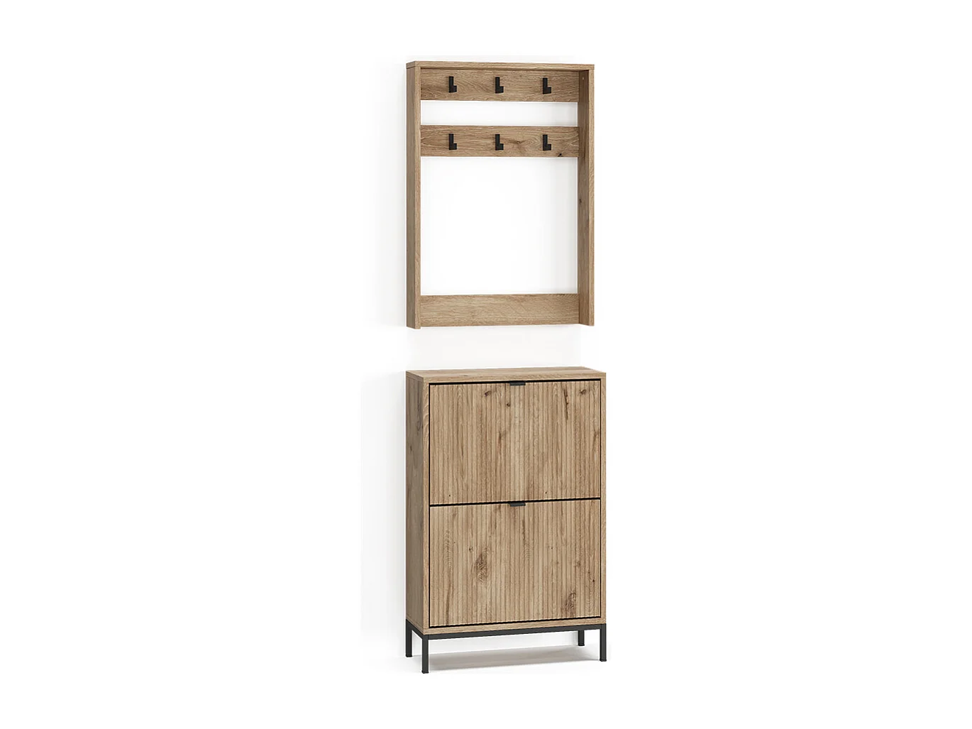 Garderobe viking eik 60x24x92 eliza