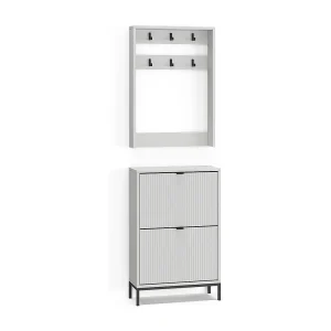 Garderobekast wit 60x24x92 eliza Garderobekast wit 60x24x92 eliza