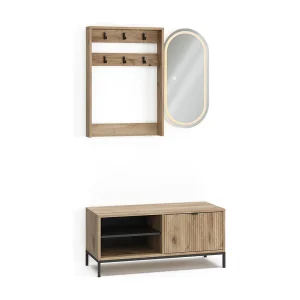Garderobe viking eik 100x40x45 eliza Garderobe viking eik 100x40x45 eliza