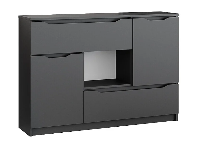 Dressoir antraciet 120x30x84 ruben