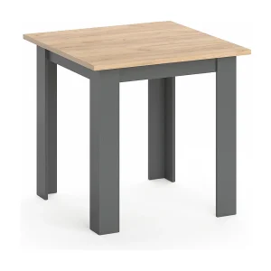 Eettafel krachtige eik goud 80x80x76.6 karlos
