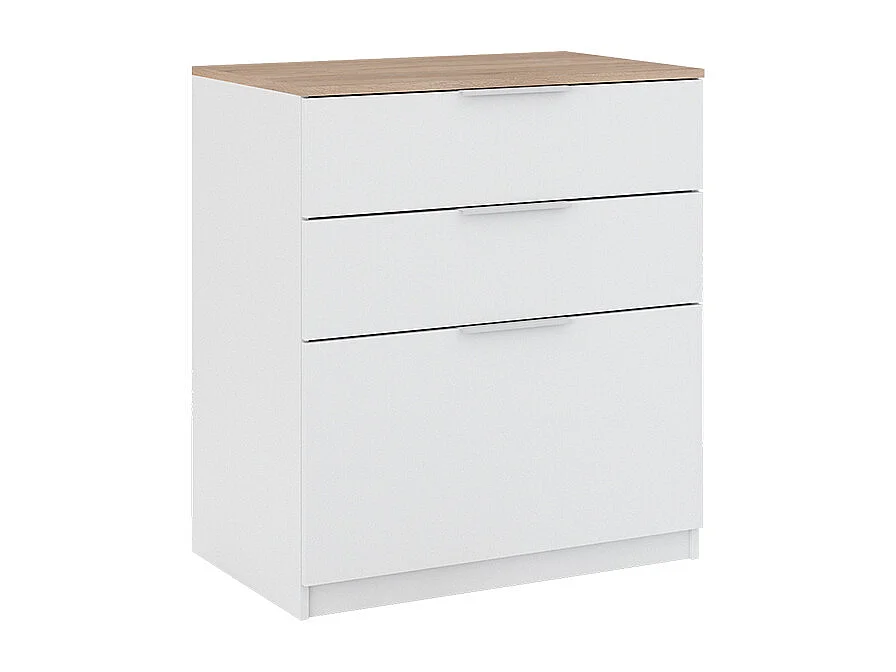 Dressoir wit/sonoma 50x80x90 betti