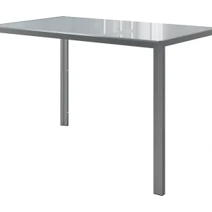 Eettafel grijs 120x70x75 grand