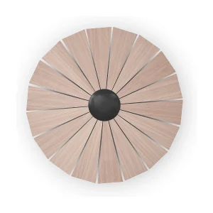 EYE wandlamp moderne stijl – D. ø82 cm- interieur- LED SMD- 14W- klein- 3000K- zwart en natuurlijk hout EYE wandlamp moderne stijl – D. ø82 cm- interieur- LED SMD- 14W- klein- 3000K- zwart en natuurlijk hout