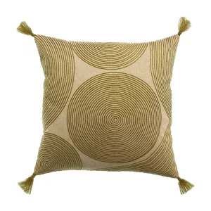 Geborduurd kussen Tito Natuurlijk 45 x 45 cm Geborduurd kussen Tito Natuurlijk 45 x 45 cm