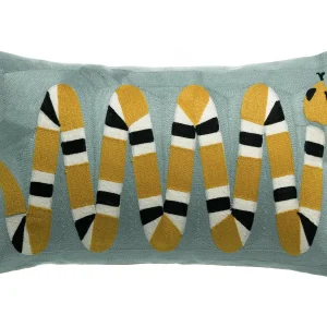 Geborduurd kussen Yoka Hemels 30 x 50 cm Geborduurd kussen Yoka Hemels 30 x 50 cm