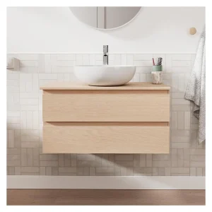 Enkele spoelbakset 80 cm + spoelbak + SORRENTO kraan