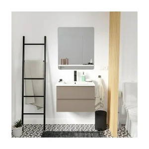Enkele unit + wastafel + kraan + spiegel SORRENTO