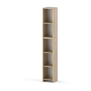 Eiken boekenkast Sonoma 30x30x189cm met 5 planken, archiefkast Eiken boekenkast Sonoma 30x30x189cm met 5 planken, archiefkast