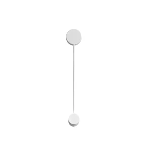 Eclipsia Witte Wandlamp – 525x85x64mm GX53 – Elegante Metalen Wandlamp