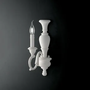Fiorenza Applique murale en bois blanc Shabby 1 lumière .12 P.21 BL172-AP1-BCO Fiorenza Applique murale en bois blanc Shabby 1 lumière .12 P.21 BL172-AP1-BCO