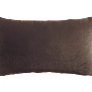 Elise effen kussen Ebbenhout 30 x 50 cm