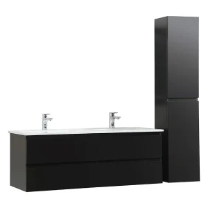 Dubbele wastafelmeubel + wastafel + SORRENTO kolom Dubbele wastafelmeubel + wastafel + SORRENTO kolom