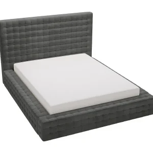 Emporius Arno gestoffeerd bed 140 x 200 cm – bed met opbergruimte en bedlade, fluwelen – bed 140×200 Donkergrijs (Elegance 18) Emporius Arno gestoffeerd bed 140 x 200 cm – bed met opbergruimte en bedlade, fluwelen – bed 140×200 Donkergrijs (Elegance 18)