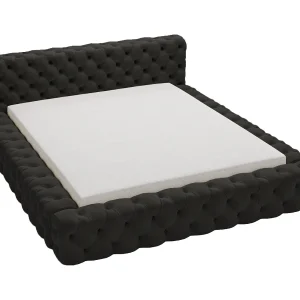 Emporius gestoffeerd bed 140×200 Vigo, bed met lattenbodem – tweepersoonsbed 140×200 cm, groot hoofdeinde – fluwelen Zwart (Amor Velvet 4322) Emporius gestoffeerd bed 140×200 Vigo, bed met lattenbodem – tweepersoonsbed 140×200 cm, groot hoofdeinde – fluwelen Zwart (Amor Velvet 4322)