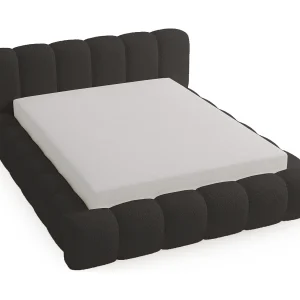 Emporius Cloud Gestoffeerd bed 180×200 cm – tweepersoonsbed, luxe bed met lattenbodem, opbergruimte – Bouclé Zwart (Anthology 19) Emporius Cloud Gestoffeerd bed 180×200 cm – tweepersoonsbed, luxe bed met lattenbodem, opbergruimte – Bouclé Zwart (Anthology 19)