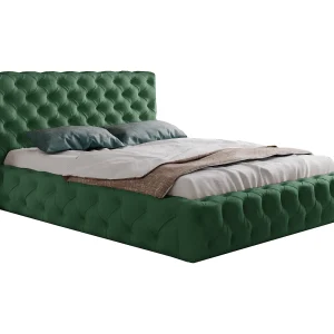 Emporius bed met bedlade 160×200 cm Glory – lattenbodem, tweepersoonsbed 160 x 200, fluweel Groen (Kronos 19) Emporius bed met bedlade 160×200 cm Glory – lattenbodem, tweepersoonsbed 160 x 200, fluweel Groen (Kronos 19)