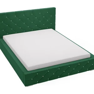 Emporius gestoffeerd bed 140 x 200 cm Solar – tweepersoonsbed met opbergruimte, fluweel Groen (Magic Velvet 2225) Emporius gestoffeerd bed 140 x 200 cm Solar – tweepersoonsbed met opbergruimte, fluweel Groen (Magic Velvet 2225)