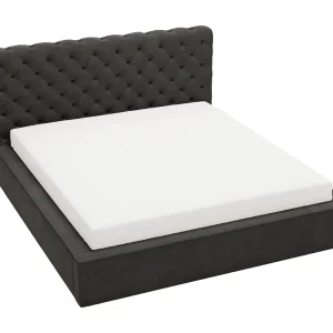 Emporius Tweepersoonsbed 140×200 Ali – glamourstijl, gestoffeerd bed, lattenbodem, opbergruimte – fluweel Zwart (Magic Velvet 2219) Emporius Tweepersoonsbed 140×200 Ali – glamourstijl, gestoffeerd bed, lattenbodem, opbergruimte – fluweel Zwart (Magic Velvet 2219)