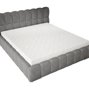 Emporius Avilla gestoffeerd bed 200 x 200 – tweepersoonsbed met opbergruimte, bed met bedlade – fluwelen, Grijs (Komodo 21) Emporius Avilla gestoffeerd bed 200 x 200 – tweepersoonsbed met opbergruimte, bed met bedlade – fluwelen, Grijs (Komodo 21)