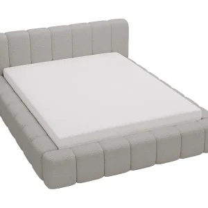 Emporius Bolonia gestoffeerd bed 160 x 200 – bed bouclé 160×200 cm, bed met opbergruimte en bedlade – Lichtgrijs (Anthology 15) Emporius Bolonia gestoffeerd bed 160 x 200 – bed bouclé 160×200 cm, bed met opbergruimte en bedlade – Lichtgrijs (Anthology 15)