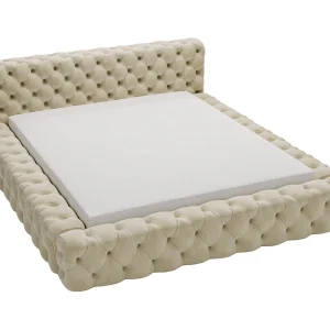 Emporius gestoffeerd bed 160×200 Vigo, bed met lattenbodem – tweepersoonsbed 160×200 cm, groot hoofdeinde – fluwelen Beige (Amor Velvet 4323) Emporius gestoffeerd bed 160×200 Vigo, bed met lattenbodem – tweepersoonsbed 160×200 cm, groot hoofdeinde – fluwelen Beige (Amor Velvet 4323)