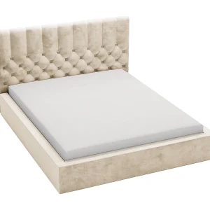 Emporius gestoffeerd bed 180×200 Sevilla, glamourstijl – Tweepersoonsbed 140×200 cm – fluwelen Beige (Magic Velvet 2201) Emporius gestoffeerd bed 180×200 Sevilla, glamourstijl – Tweepersoonsbed 140×200 cm – fluwelen Beige (Magic Velvet 2201)