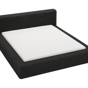 Emporius bed 160×200 cm Alros – Stof imitatiebont, gestoffeerd bed Zwart (Lapit 19) Emporius bed 160×200 cm Alros – Stof imitatiebont, gestoffeerd bed Zwart (Lapit 19)