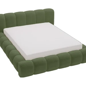 Emporius Cloud bed 140×200 met bedlade – gestoffeerd bed met opbergruimte, fluwelen Groen (Komodo 61) Emporius Cloud bed 140×200 met bedlade – gestoffeerd bed met opbergruimte, fluwelen Groen (Komodo 61)