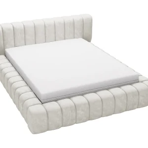 Emporius bed 140×200 met opbergruimte, lattenbodem Como – tweepersoonsbed, dik schuim, fluwelen – Crème (Whisper 1) Emporius bed 140×200 met opbergruimte, lattenbodem Como – tweepersoonsbed, dik schuim, fluwelen – Crème (Whisper 1)