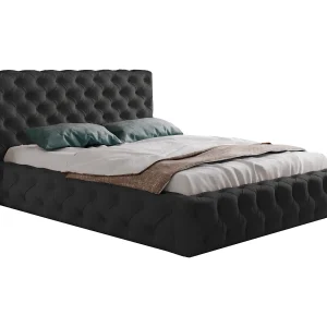 Emporius bed met bedlade 180×200 cm Glory – lattenbodem, tweepersoonsbed 180 x 200, fluweel Zwart (Kronos 7) Emporius bed met bedlade 180×200 cm Glory – lattenbodem, tweepersoonsbed 180 x 200, fluweel Zwart (Kronos 7)