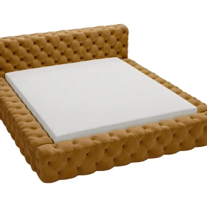 Emporius gestoffeerd bed 140×200 Vigo, bed met lattenbodem – tweepersoonsbed 140×200 cm, groot hoofdeinde – fluwelen Goud (Amor Velvet 4325) Emporius gestoffeerd bed 140×200 Vigo, bed met lattenbodem – tweepersoonsbed 140×200 cm, groot hoofdeinde – fluwelen Goud (Amor Velvet 4325)