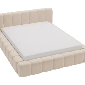 Emporius Bolonia gestoffeerd bed 140 x 200 – bed 140×200 cm, bed met opbergruimte en bedlade – Beige (Komodo 11) Emporius Bolonia gestoffeerd bed 140 x 200 – bed 140×200 cm, bed met opbergruimte en bedlade – Beige (Komodo 11)