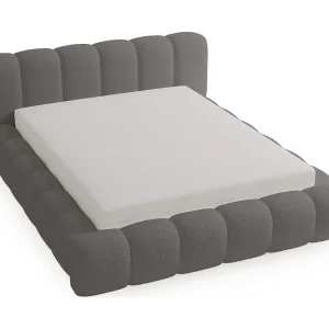 Emporius Cloud Gestoffeerd bed 180×200 cm – tweepersoonsbed, luxe bed met lattenbodem, opbergruimte – Bouclé Donkergrijs (Anthology 18) Emporius Cloud Gestoffeerd bed 180×200 cm – tweepersoonsbed, luxe bed met lattenbodem, opbergruimte – Bouclé Donkergrijs (Anthology 18)