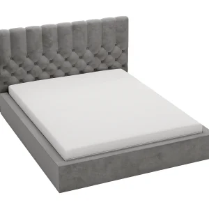 Emporius gestoffeerd bed 180×200 Sevilla, glamourstijl – Tweepersoonsbed 140×200 cm – fluwelen Grijs (Magic Velvet 2217) Emporius gestoffeerd bed 180×200 Sevilla, glamourstijl – Tweepersoonsbed 140×200 cm – fluwelen Grijs (Magic Velvet 2217)