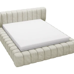 Emporius bed 140×200 met opbergruimte, lattenbodem Como – tweepersoonsbed, dik schuim, fluwelen – Beige (Whisper 2) Emporius bed 140×200 met opbergruimte, lattenbodem Como – tweepersoonsbed, dik schuim, fluwelen – Beige (Whisper 2)