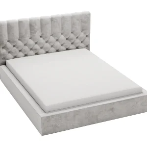 Emporius gestoffeerd bed 140×200 Sevilla, glamourstijl – Tweepersoonsbed 140×200 cm – fluwelen Lichtgrijs (Magic Velvet 2218) Emporius gestoffeerd bed 140×200 Sevilla, glamourstijl – Tweepersoonsbed 140×200 cm – fluwelen Lichtgrijs (Magic Velvet 2218)