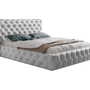 Emporius bed met bedlade 200×200 cm Glory – lattenbodem, tweepersoonsbed 200 x 200, fluweel Lichtgrijs (Paros 5) Emporius bed met bedlade 200×200 cm Glory – lattenbodem, tweepersoonsbed 200 x 200, fluweel Lichtgrijs (Paros 5)